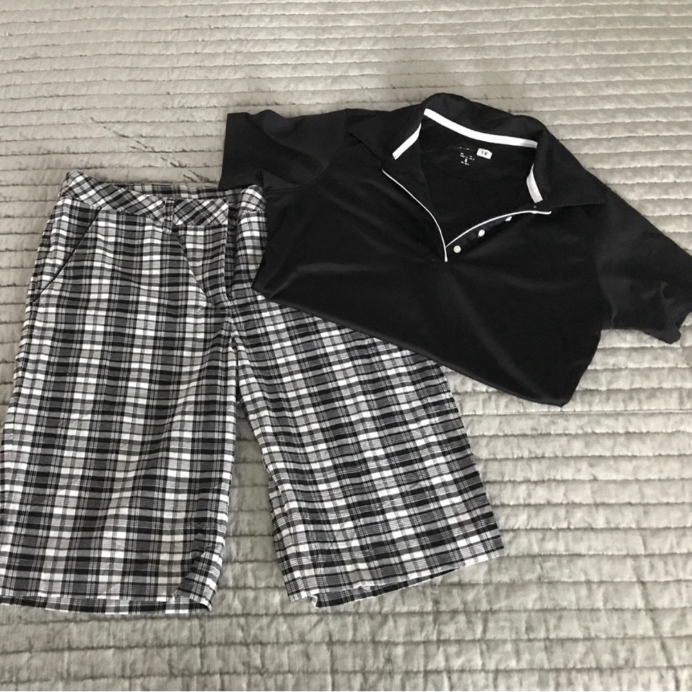 Greg Norman   short and polo   golf outfit